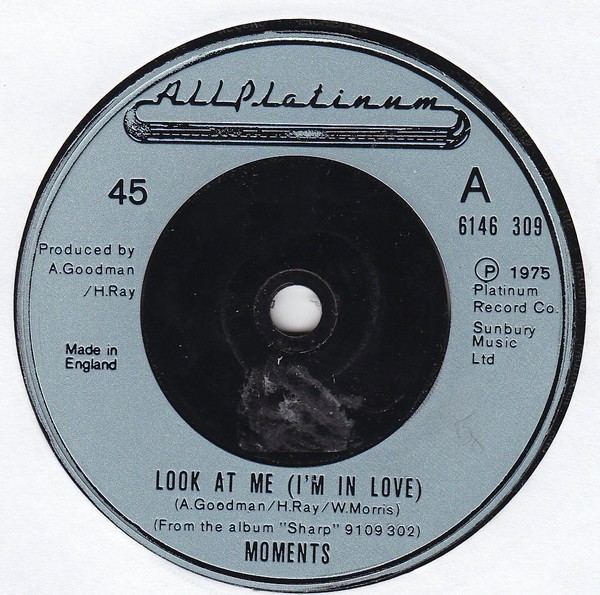 The Moments - Look At Me (I'm In Love) (7", Sol) (Very Good Plus (VG+)) - 365774