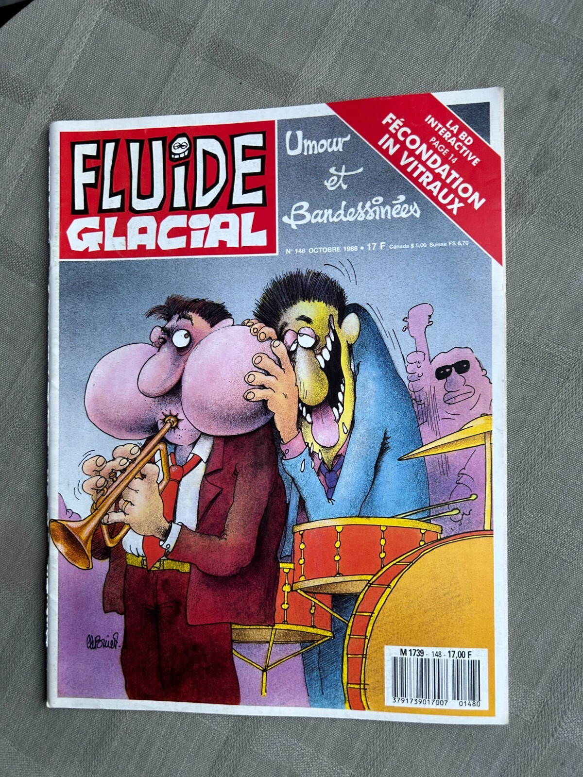 FLUIDE GLACIAL N°148 OCTOBRE 1988 EN BON ÉTAT
