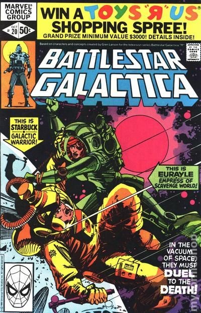 Battlestar Galactica #20 FN+ 6.5 1980 Stock Image