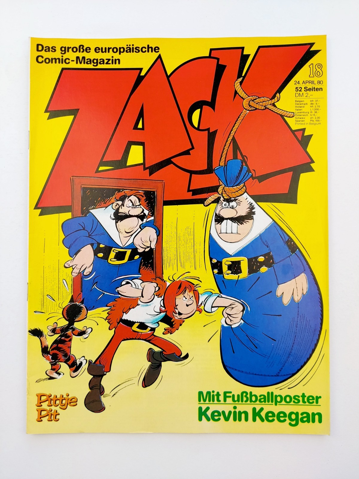 Corallo fumetto - Zack n.18 / 1980 (con pagina da collezione e poster Olimpiadi) Z1