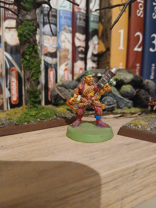 Necromunda racaille avec pistolet lancé flamme
