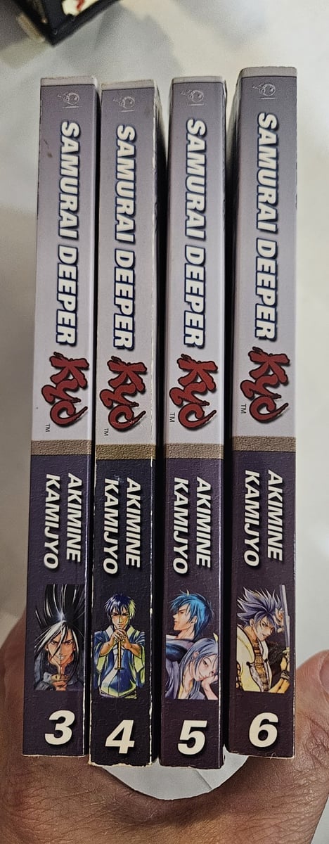 Samurai Deeper Kyo Manga Volumi 3-6 Lotto di 4 Akimine Kamijyo Tokyopop