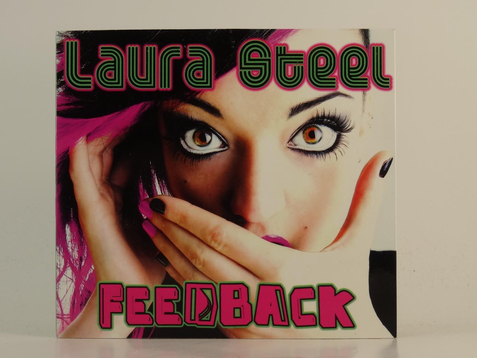 LAURA STEEL FEEDBACK (H1) 1 Track Promo CD Single plus Card Sleeve STEEL THESE