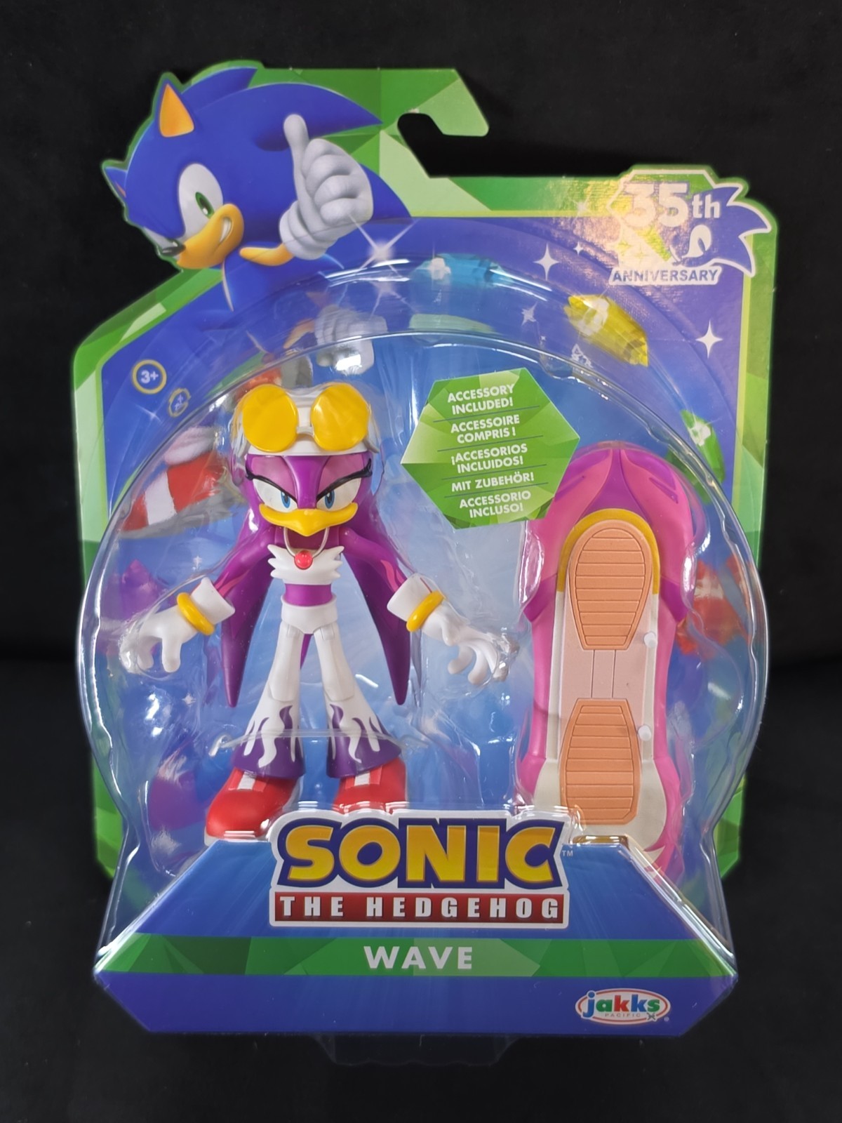 Sonic the Hedgehog 35th Anniversary WAVE 4" ACTION FIGURE Jakks ships Now