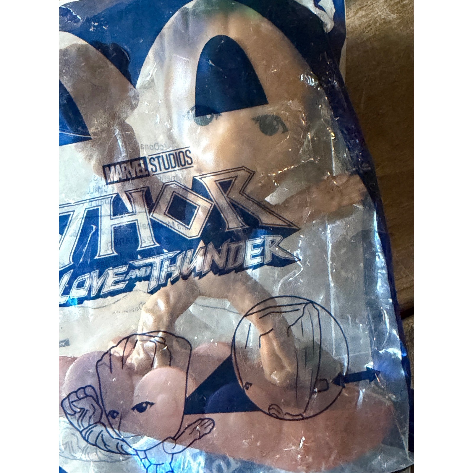 Giocattolo Happy Meal McDonalds 2022 Marvel Thor Love and Thunder Groot nuovo sigillato