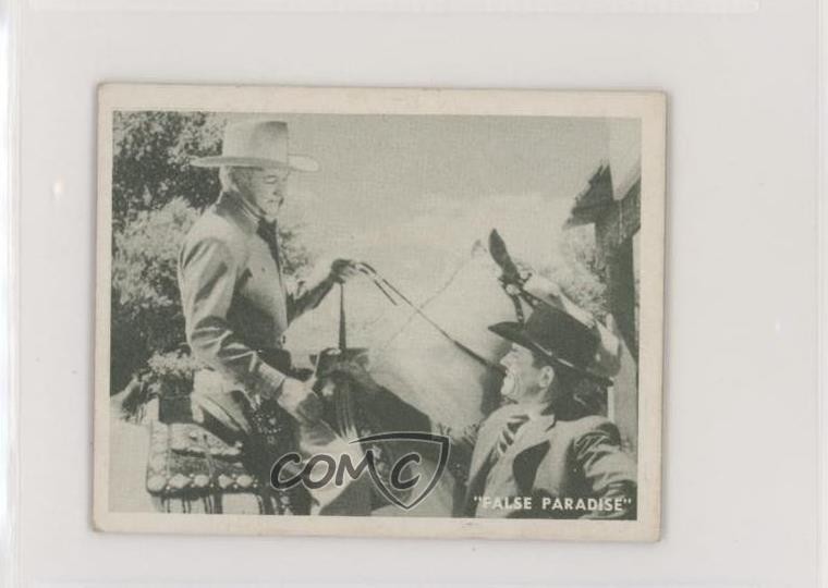 1950 Topps Hopalong Cassidy R712-2 False Paradise rilegatura vendita #77 z6d