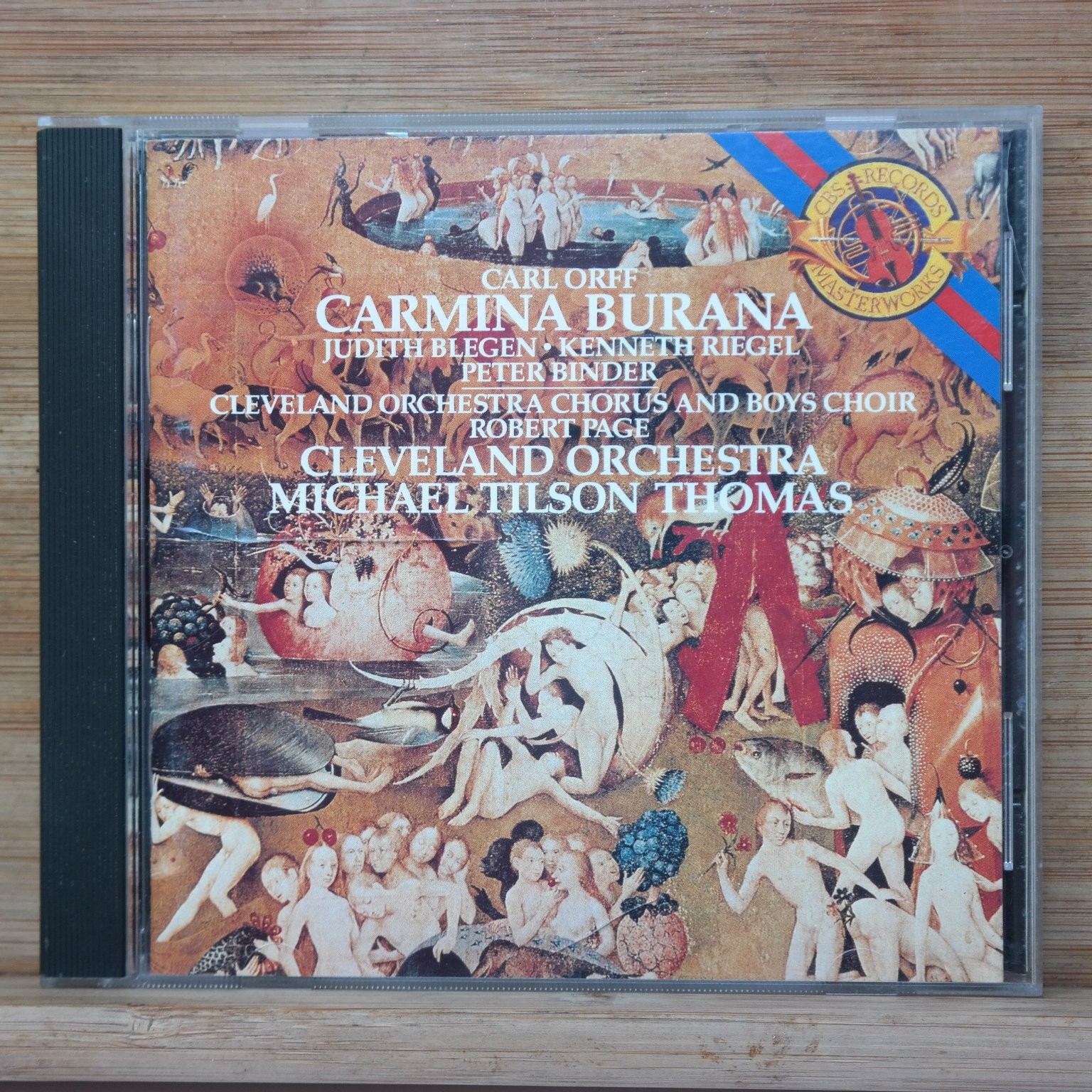 Carl Orff Carmina Burana CBS Records Masterworks CD MK 33172