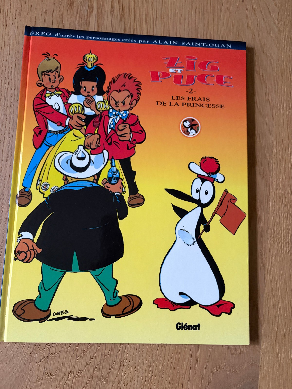 ZIG ET PUCE 2 Les Frais de la princesse greg éd 94 EO GLENAT Très Bon état *****