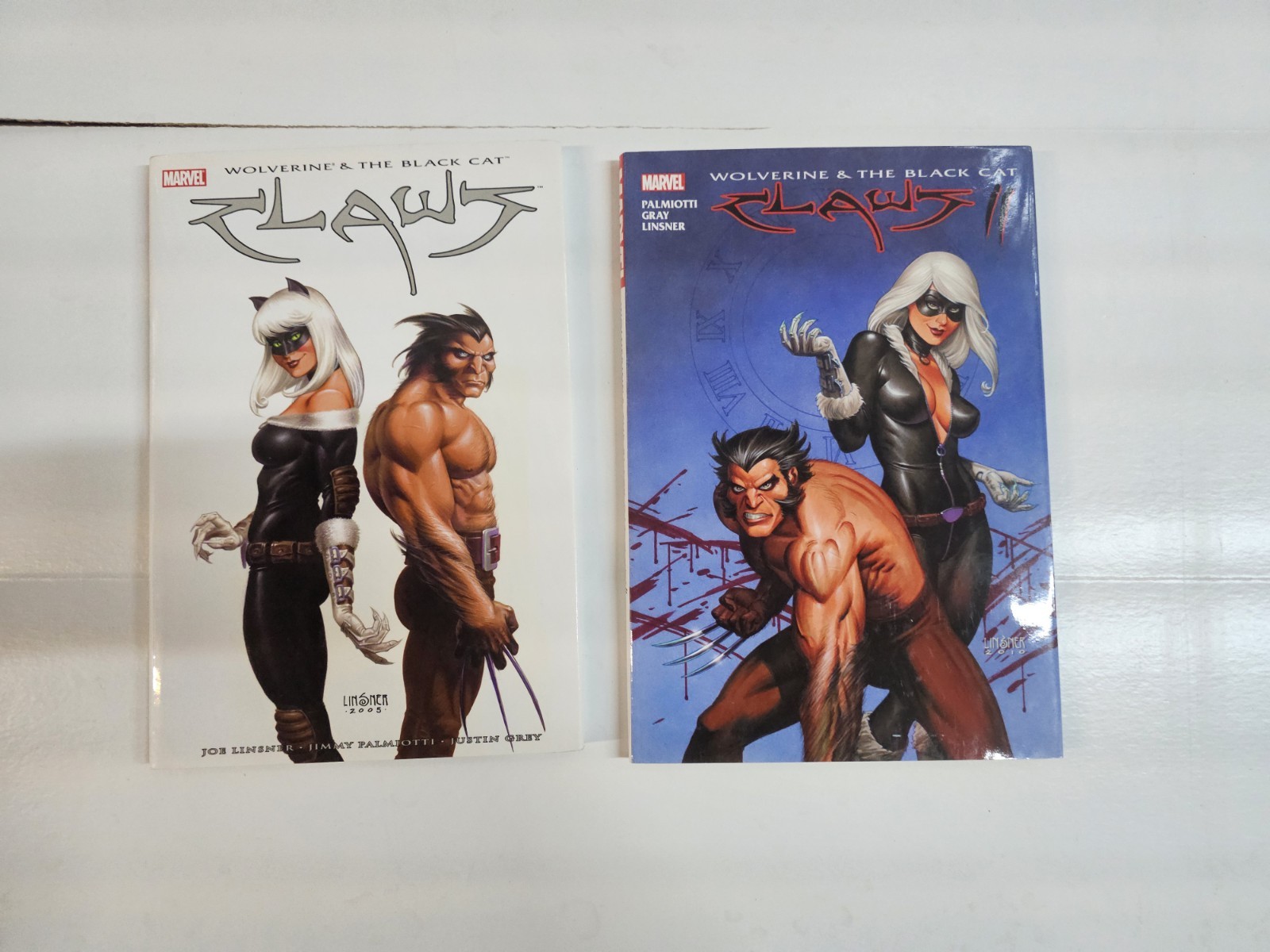 Wolverine & Black Cat Claws 1 e 2 set completo copertina rigida Linsner 1° stampa