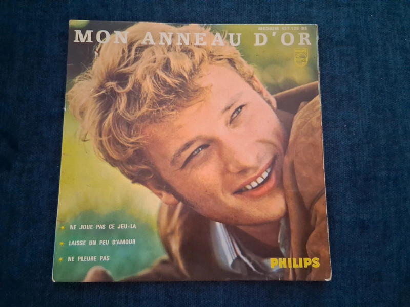 Johnny Hallyday mon anneau d’or 45t vinyl
