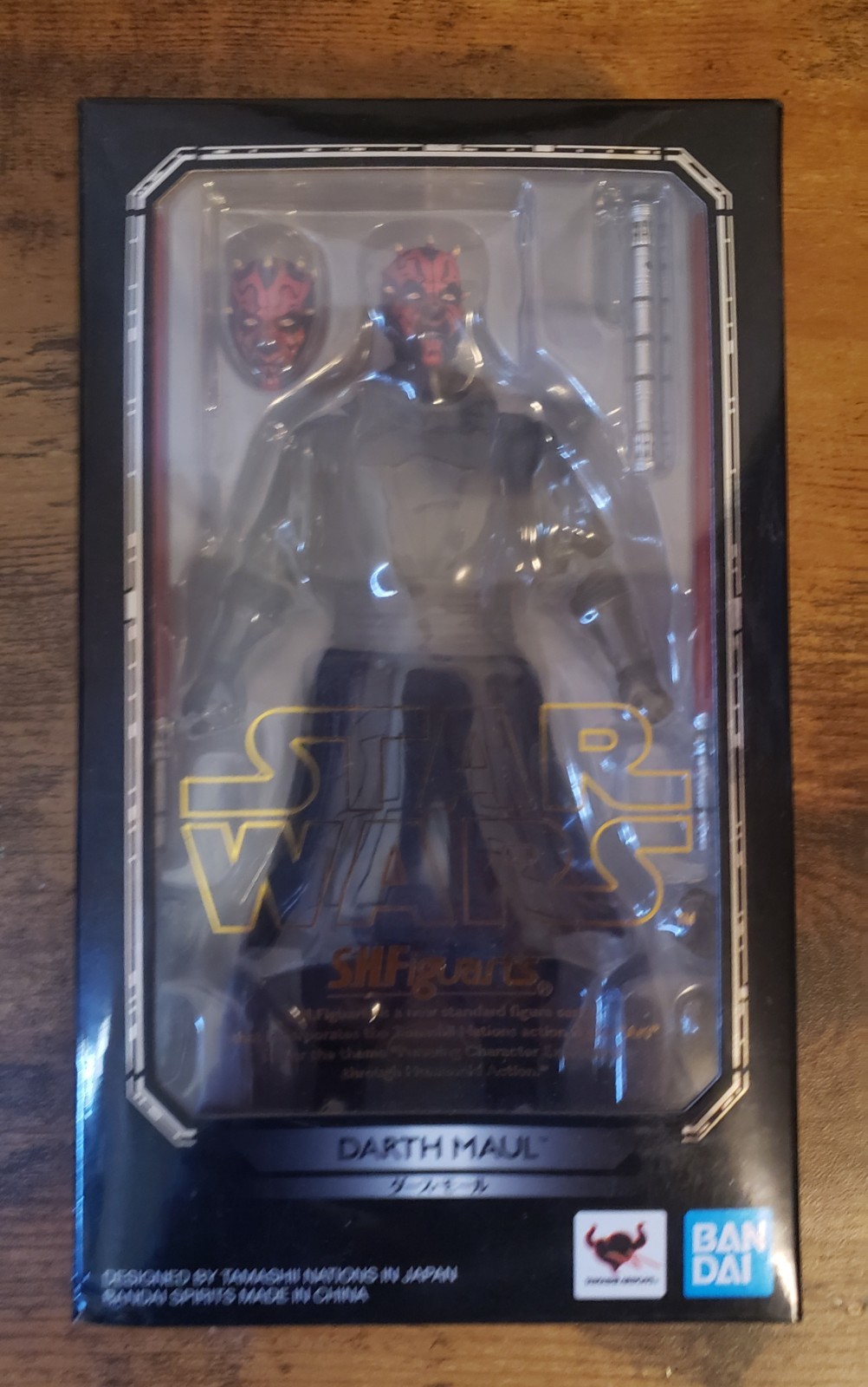 SH Figuarts Darth Maul Autentica Star Wars Figura Minaccia Fantasma Venditore USA