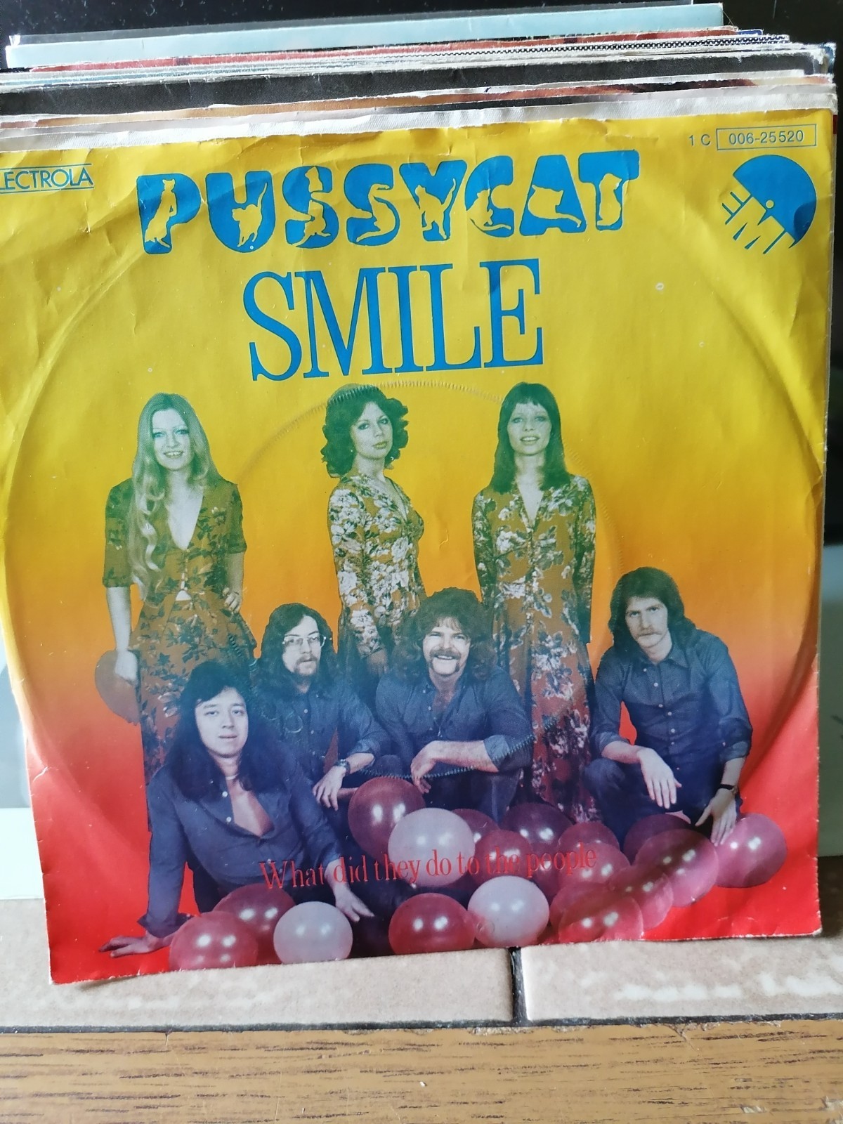 Pussycat  -  Smile ,  7' Vinyl Single, NM-