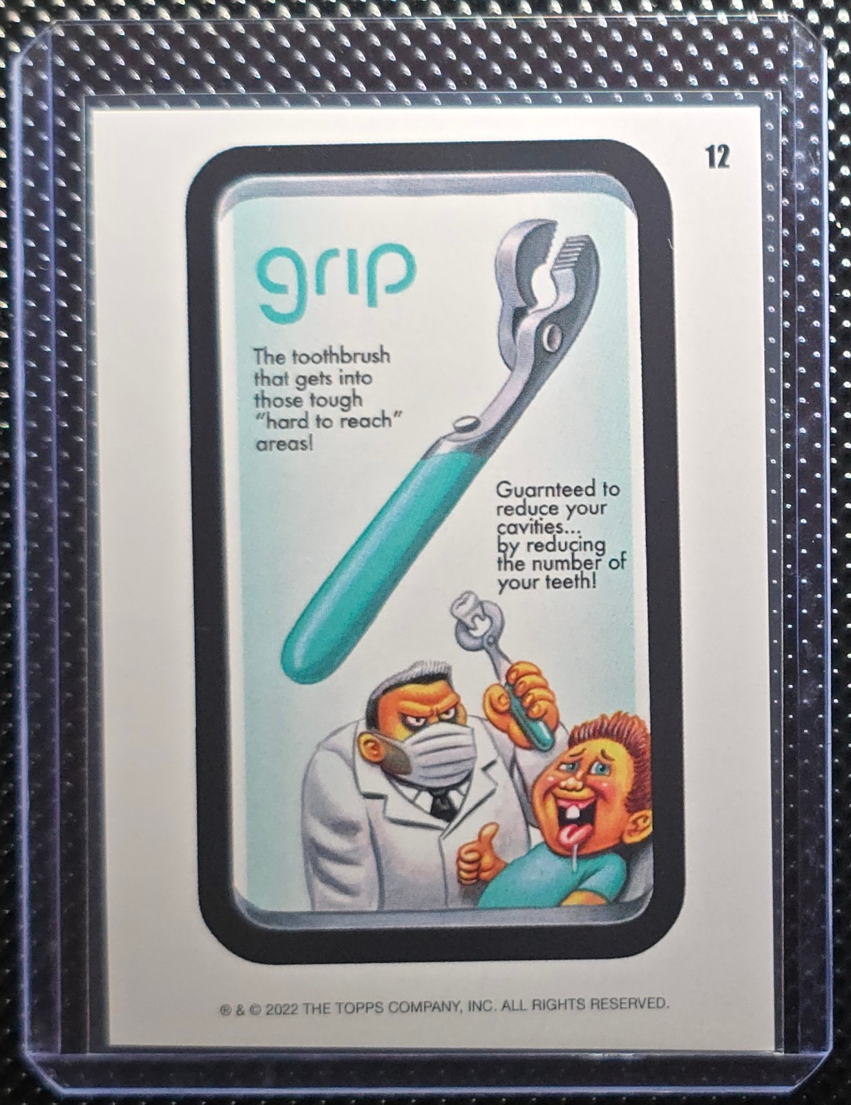 Wacky Packages Serie Maggio 2022 Grip 12 - Coupon posteriore