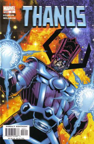 Thanos #3 VF/NM 2004 Marvel fumetto MCU Avengers Infinity War Guanto Galactus
