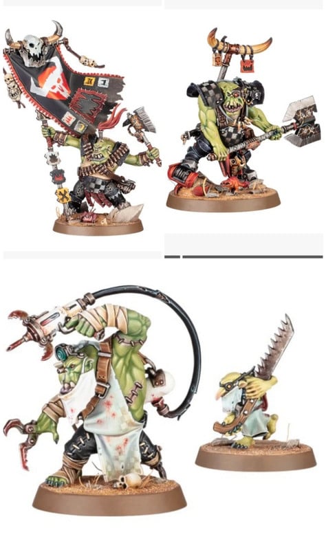 Warhammer 40k Bigboss + Noble Inzignia+ Matazanoz Orko