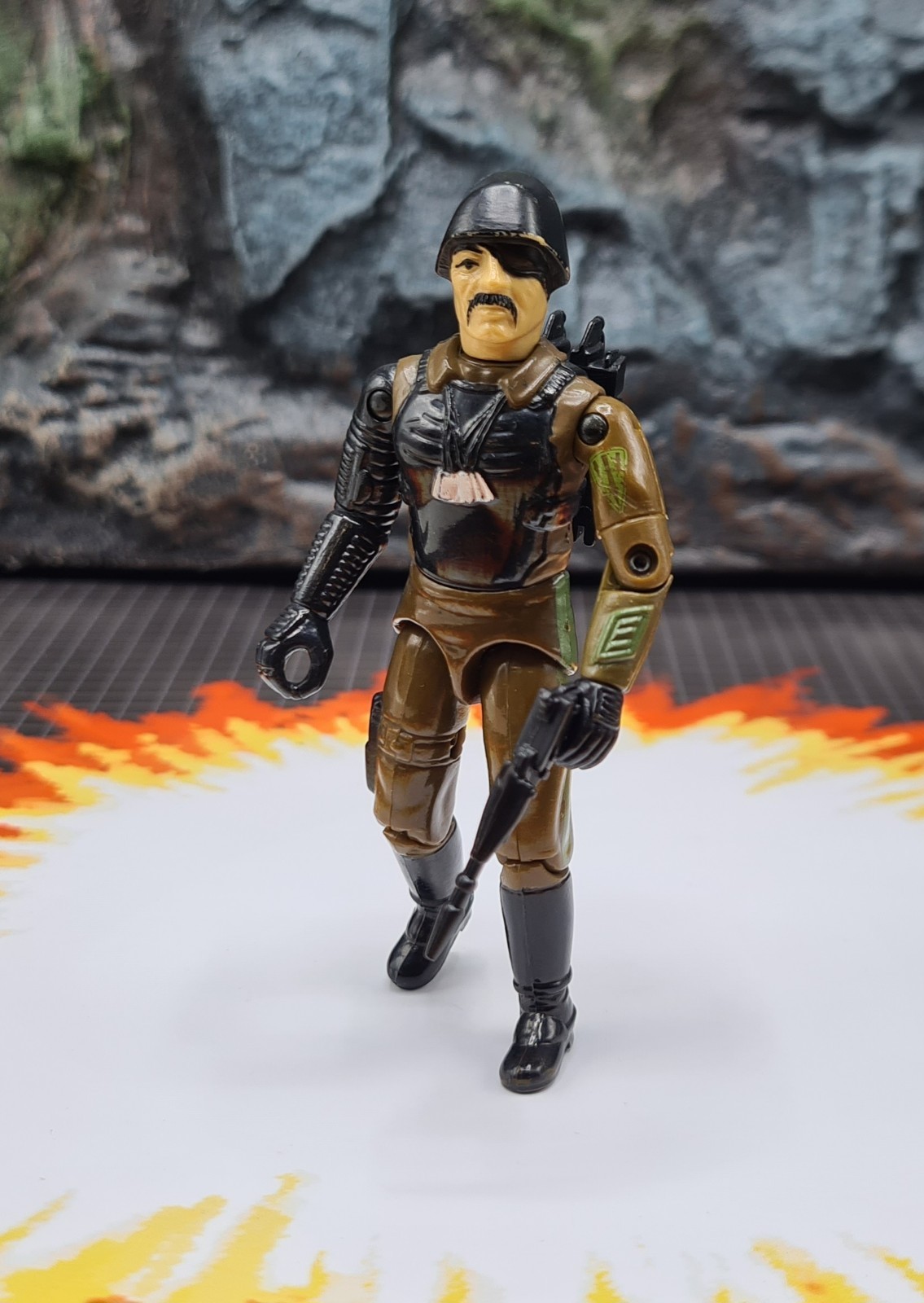 Figurina vintage GI Joe Action Force Major Bludd v1 1983 originale completa Hasbro
