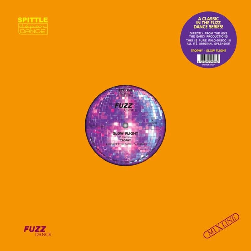 TROPHY = Slow Flight = VINYL 12" SINGLE = SYNTH POP ITALO DISCO ELECTRO