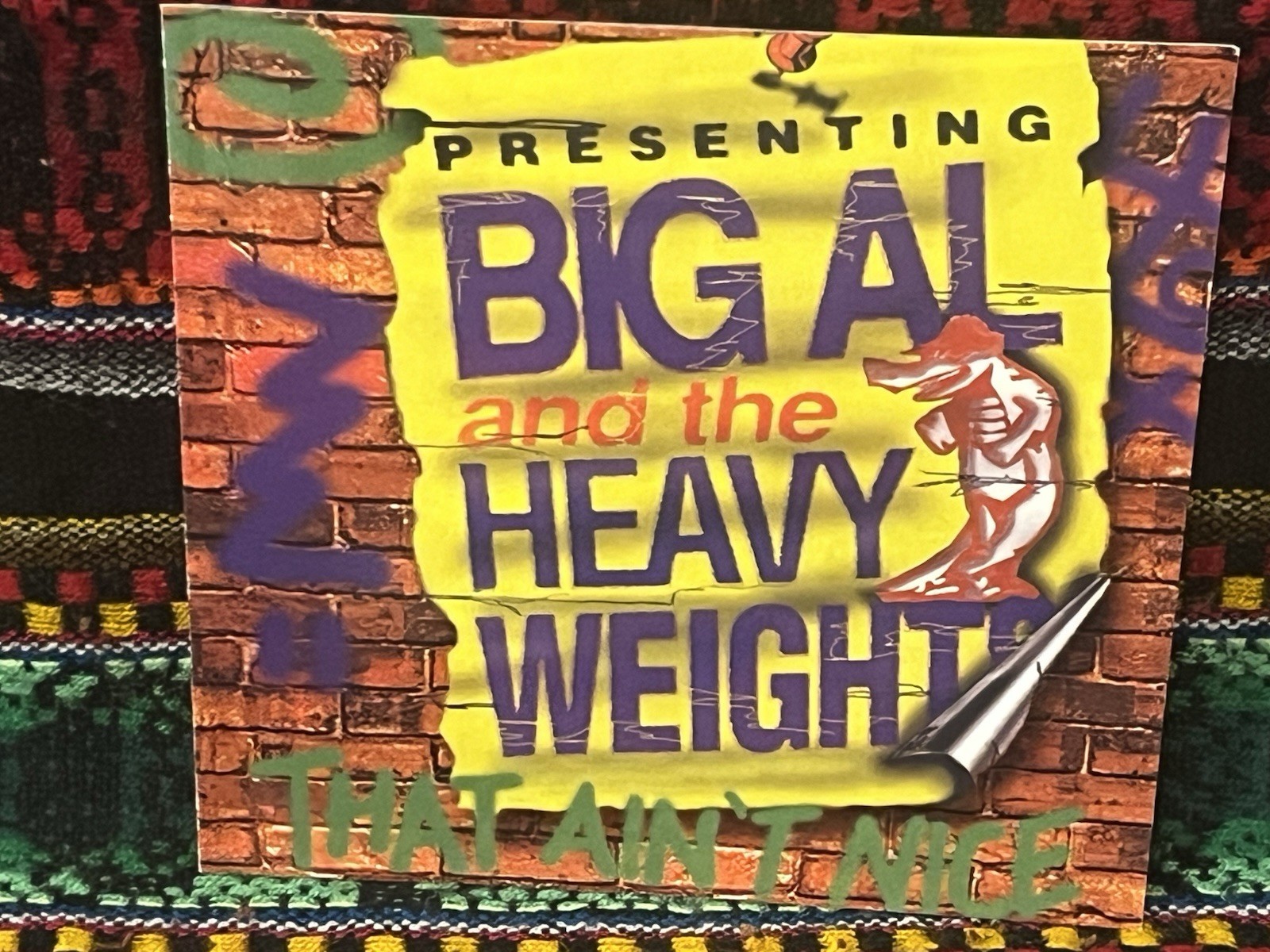 BIG AL & THE HEAVYWEIGHTS That Ain't Nice CD blues rock 1996 private auto'd