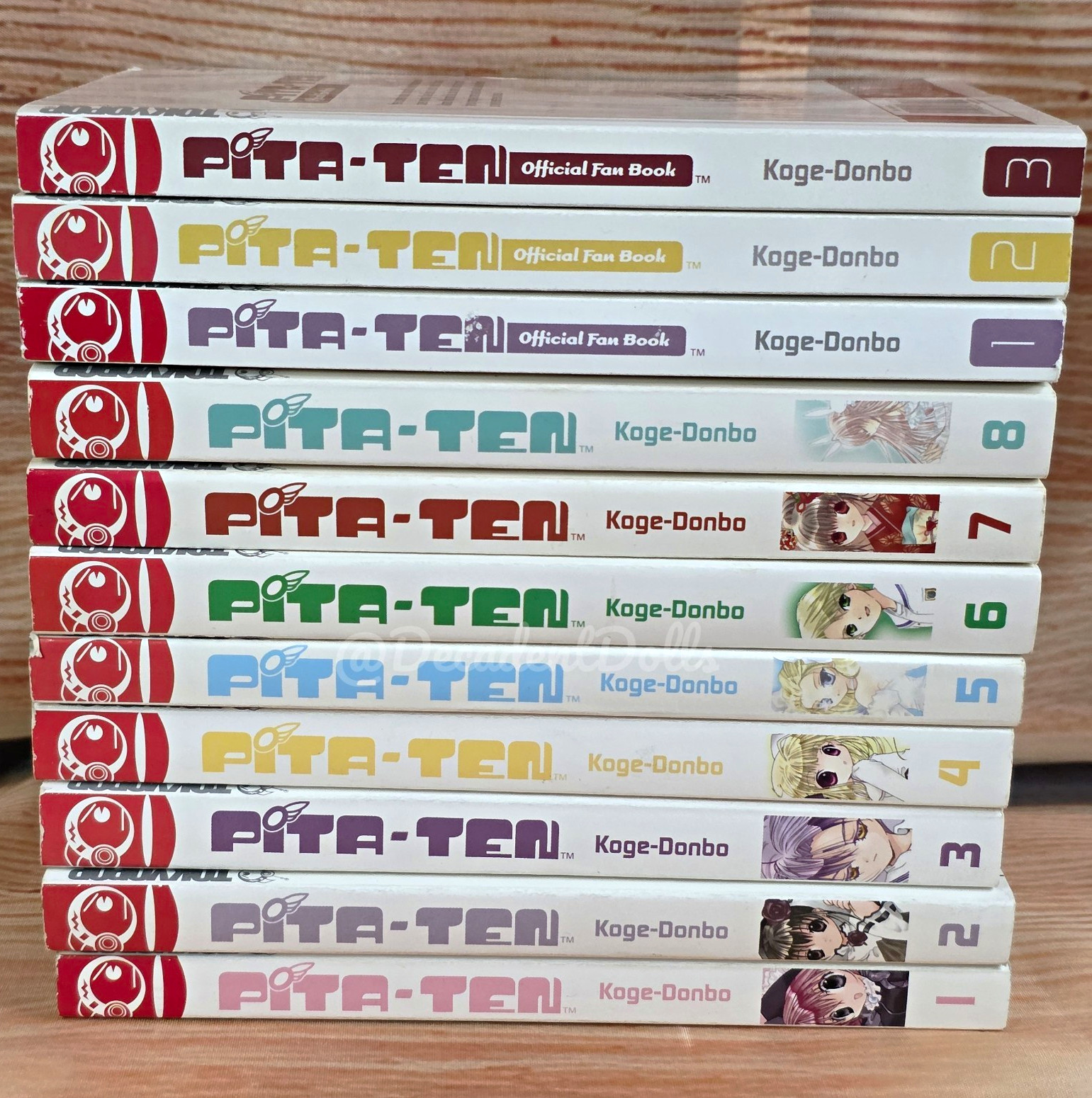 Pita-Ten Manga Vol 1-8 Complete Set & Official Fan Books 1-3 Koge-Donbo Tokyopop