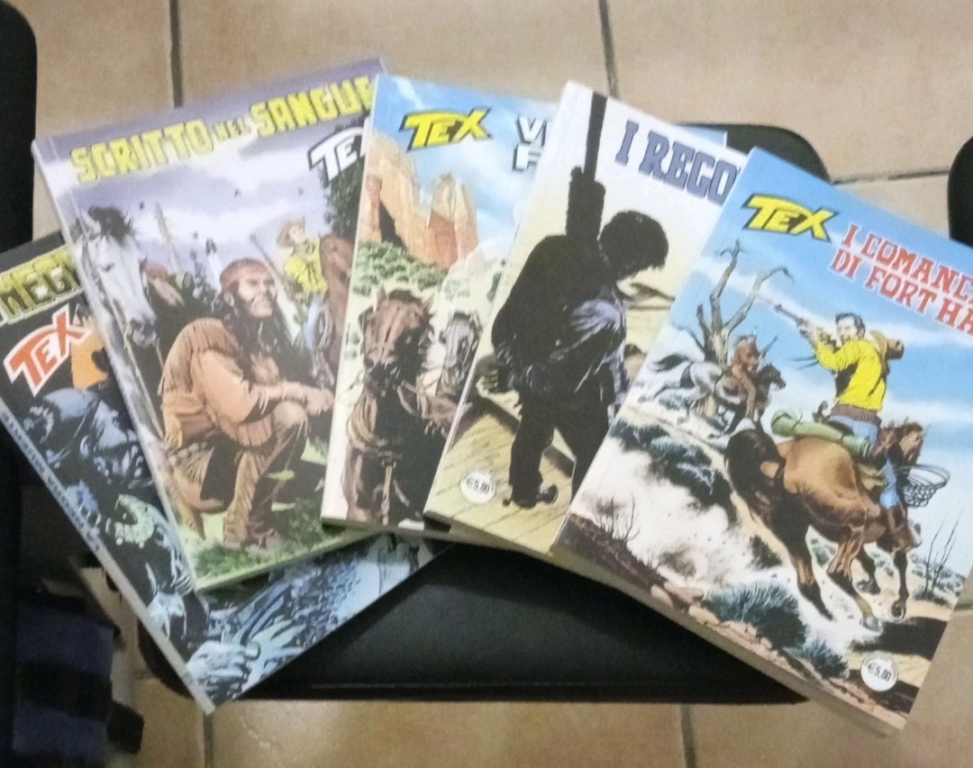 Tex Lotto fumetti western in italiano, Numeri da 1 al 782.