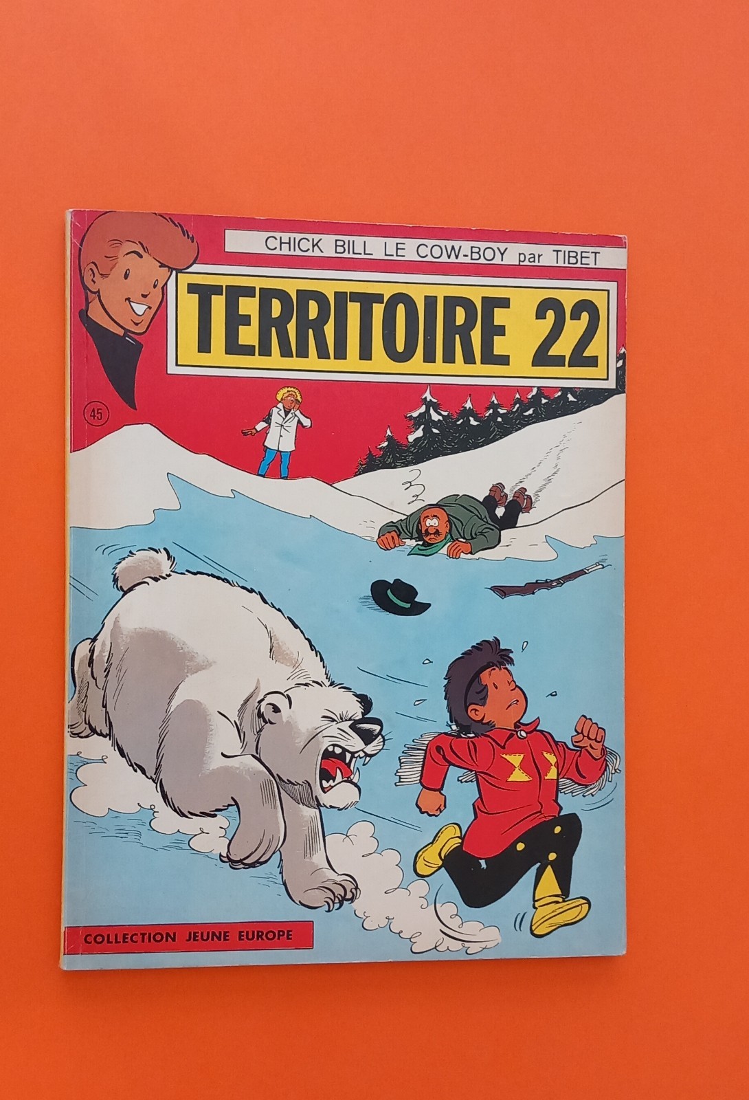 TIBET CHICK BILL TERRITOIRE 22 EO 1967 COLLECTION JEUNE EUROPE TBE