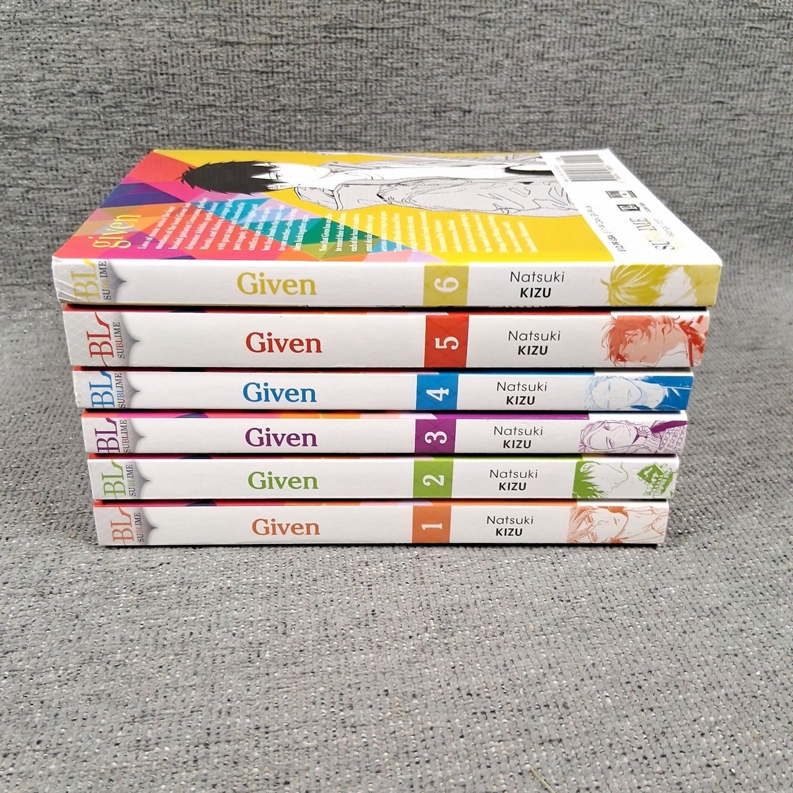 Given Completo Manga Volumi 1-6 Set Graphic Novel Inglese Lotto BL Romance
