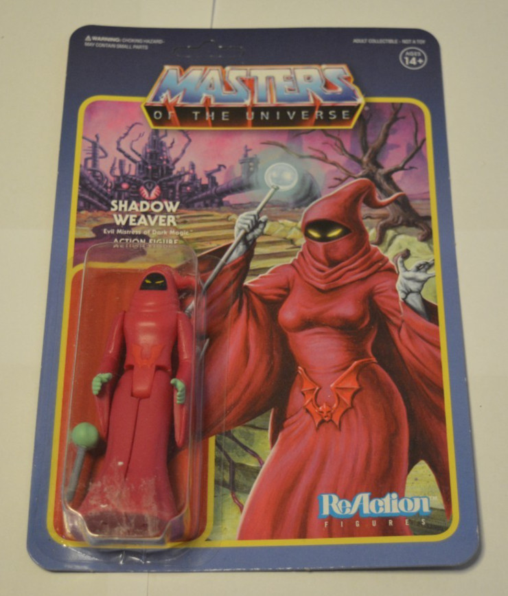 HE-MAN MASTERS OF THE UNIVERSE RESPONSE SUPER 7 3,75" PERSONAGGIO SHADOW WEAVER