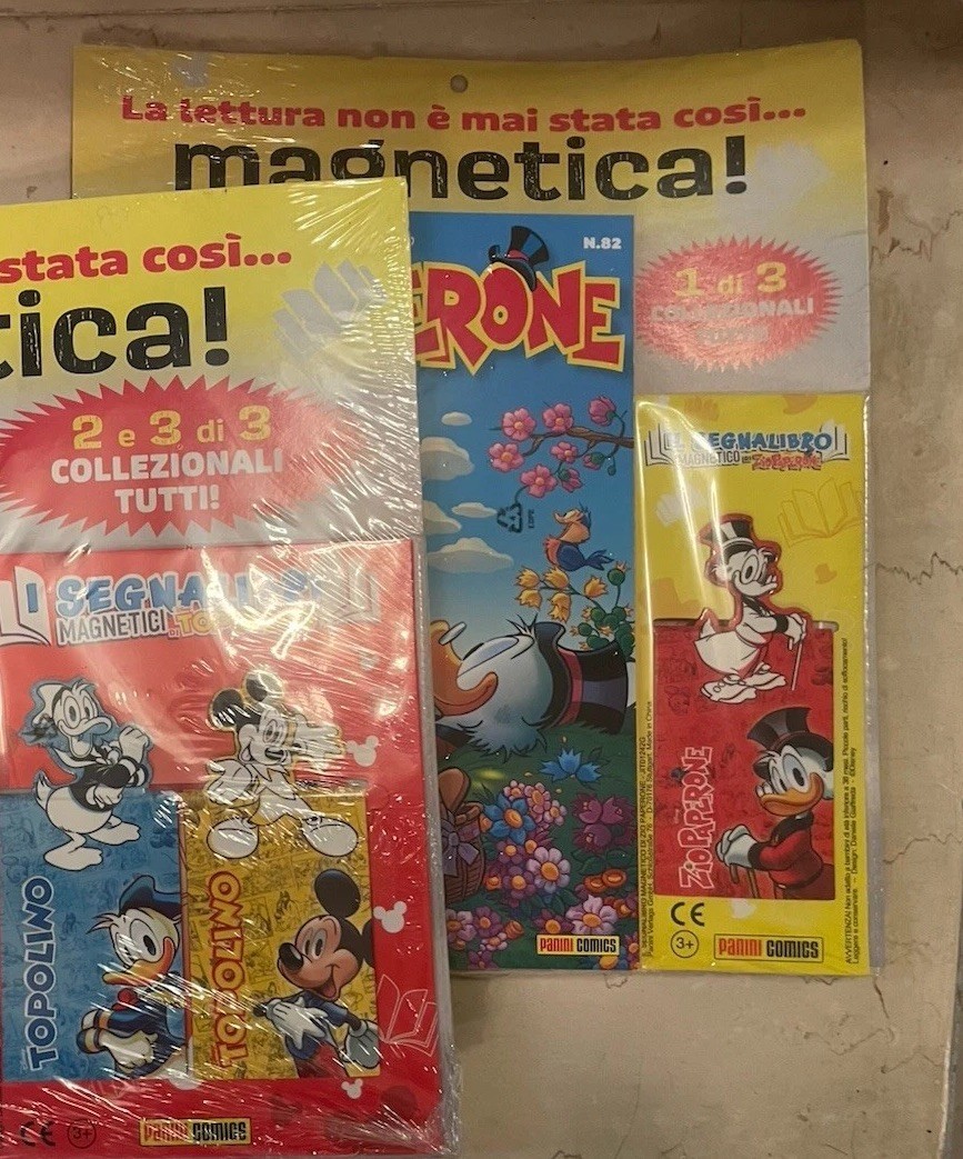 ZIO PAPERONE 82 I SEGNALIBRI MAGNETICI DISNEY UNCLE SCROOGE SEGNALIBRO MINT NEW