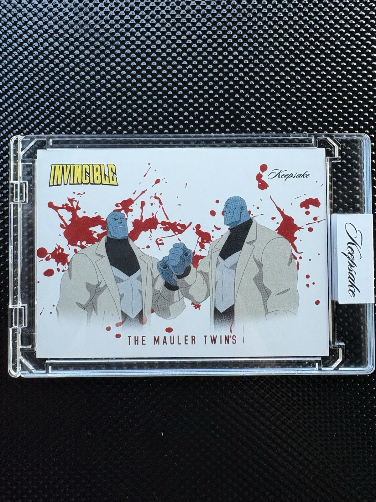 2026 Invincible Keepsake #16 Mauler Twins Denver Cracked Ice stampa corta