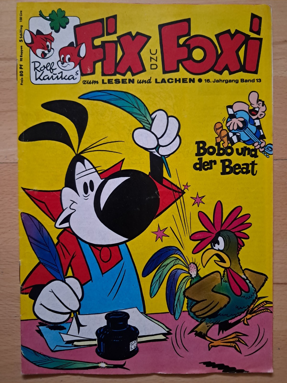 Fix + Foxi 16° anno n.13 del 1968 con scheda FF, pit & piccolo - TOP Z1