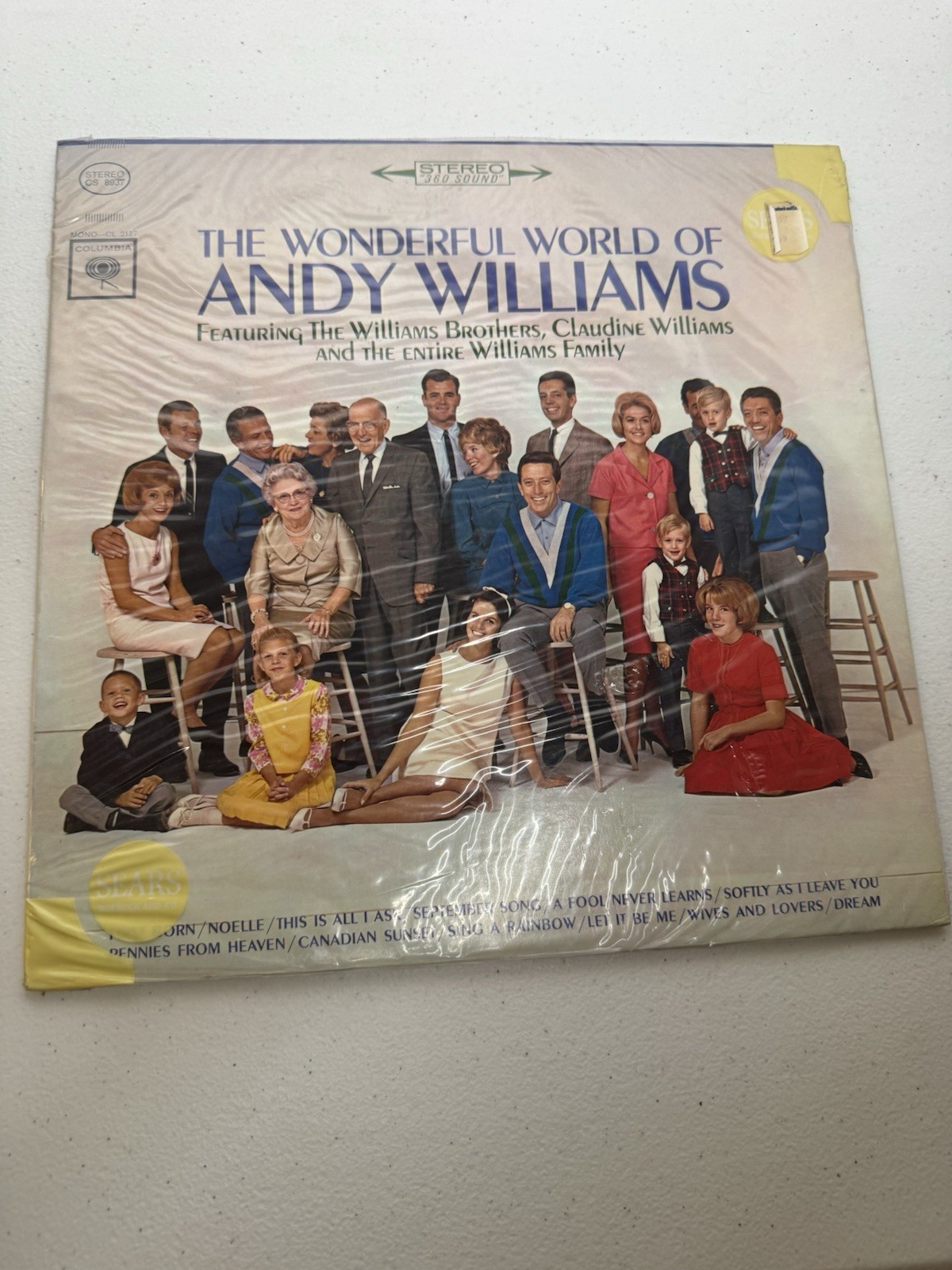 The Wonderful World Of Andy Williams LP Vinyl Record Album