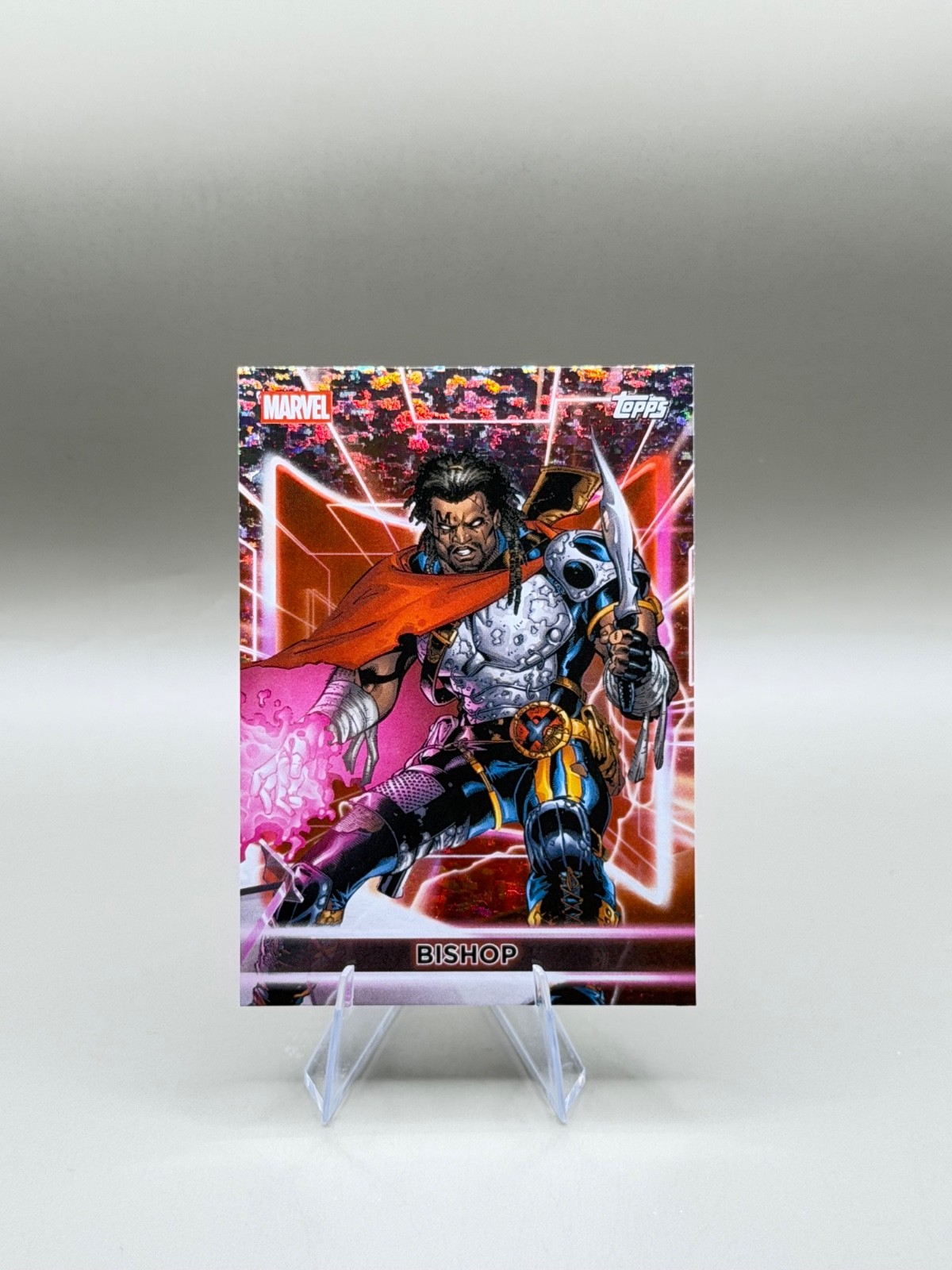 2026 Topps Marvel Neon Bishop Sparkle Foil Refractor