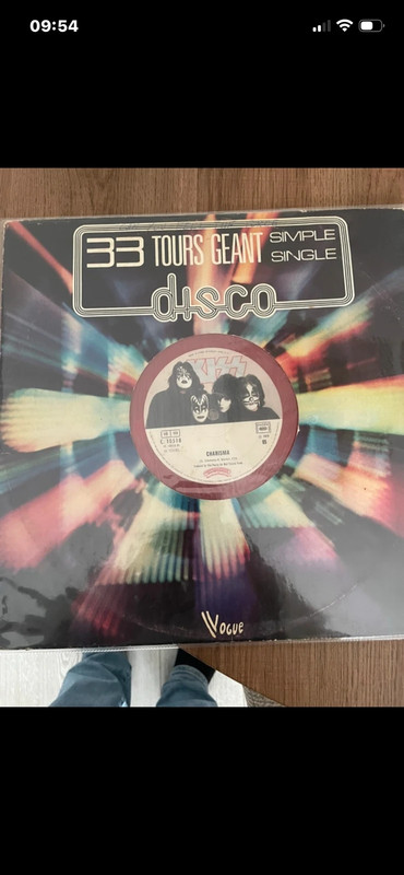Maxi 33 tours kiss rouge rare
