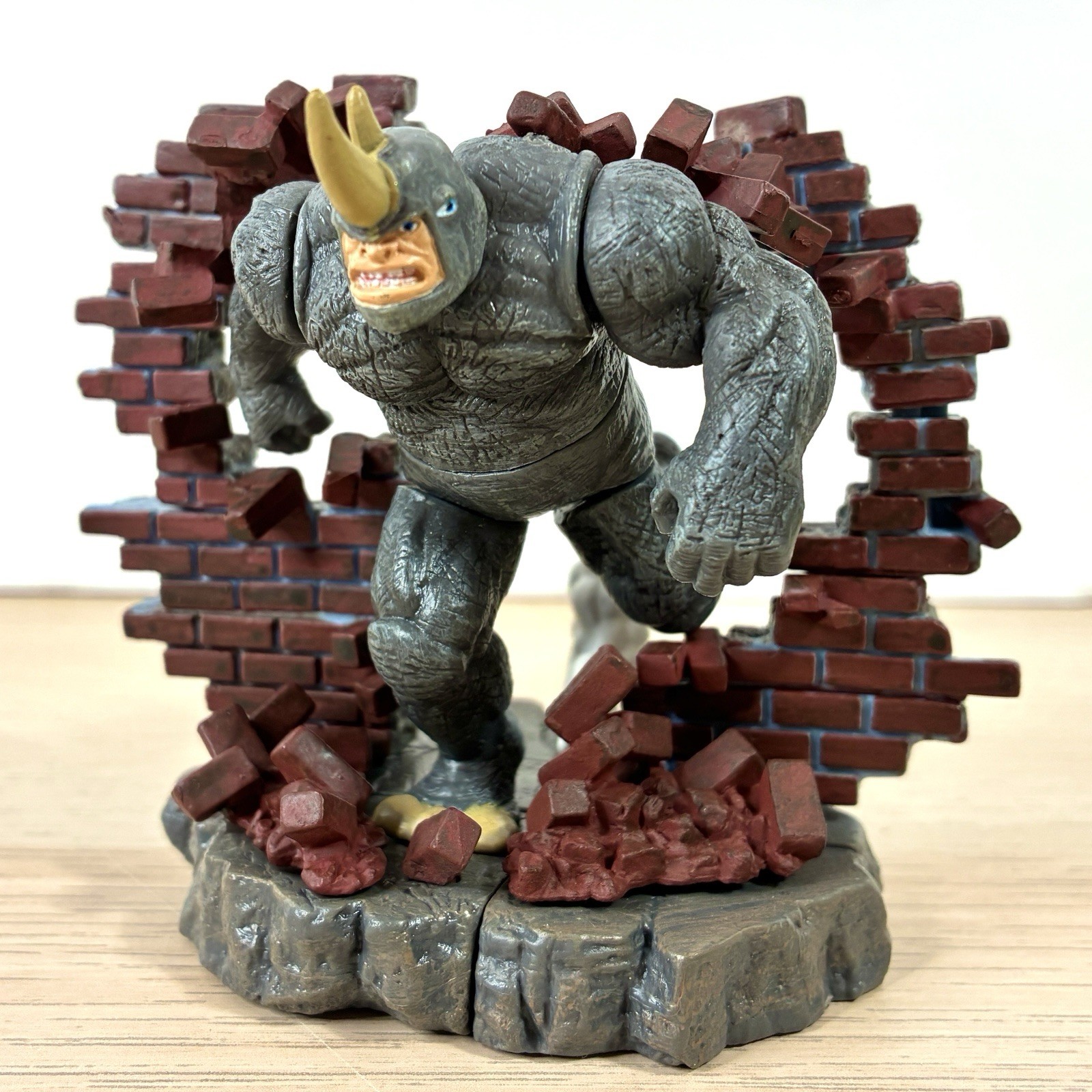 2006, RHINO Puzzle Figure Toy, Marvel, Spider-Man, Toy Biz, 3,5"