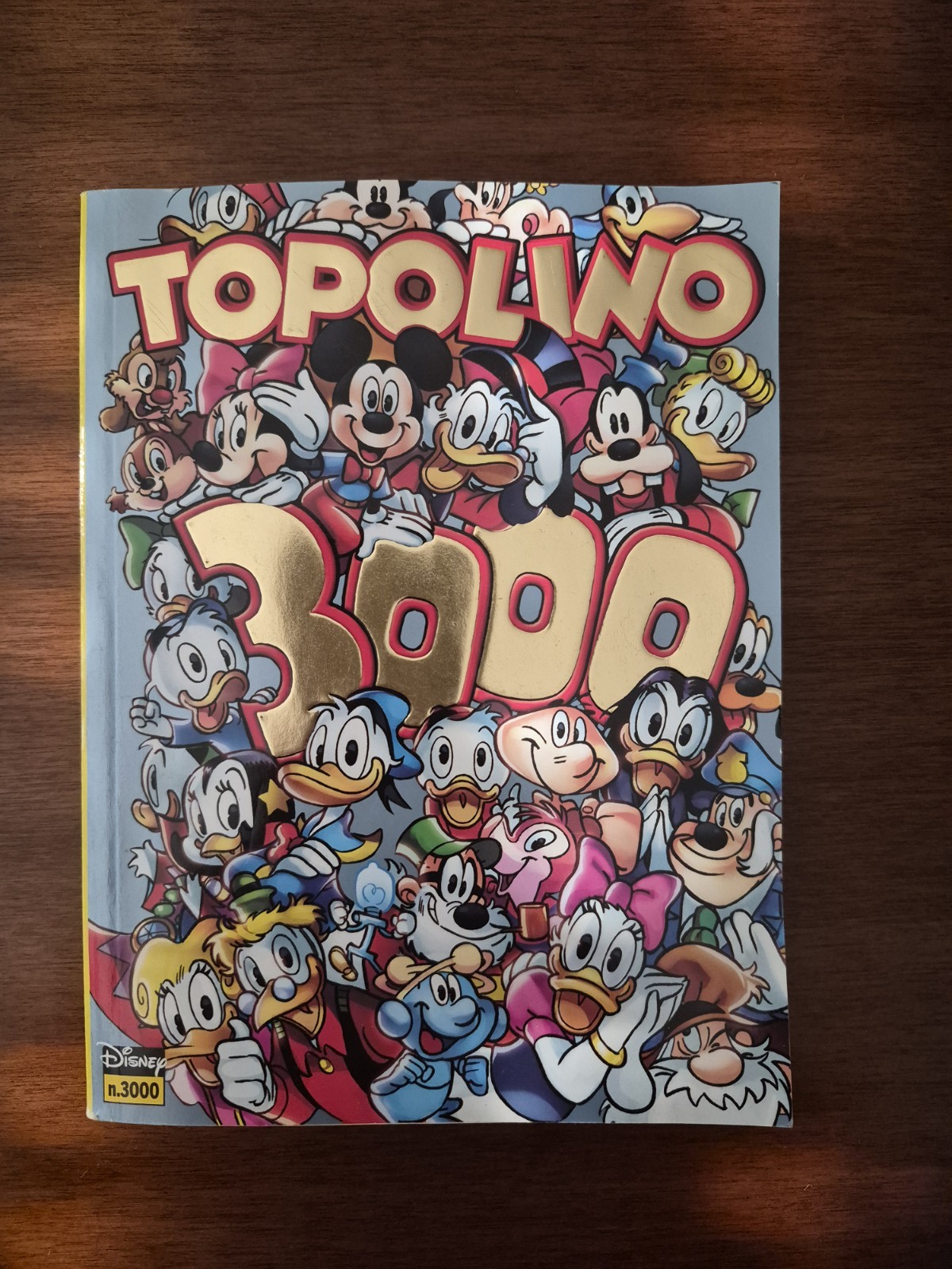 Numero 3000 Topolino Variante Metalizzata