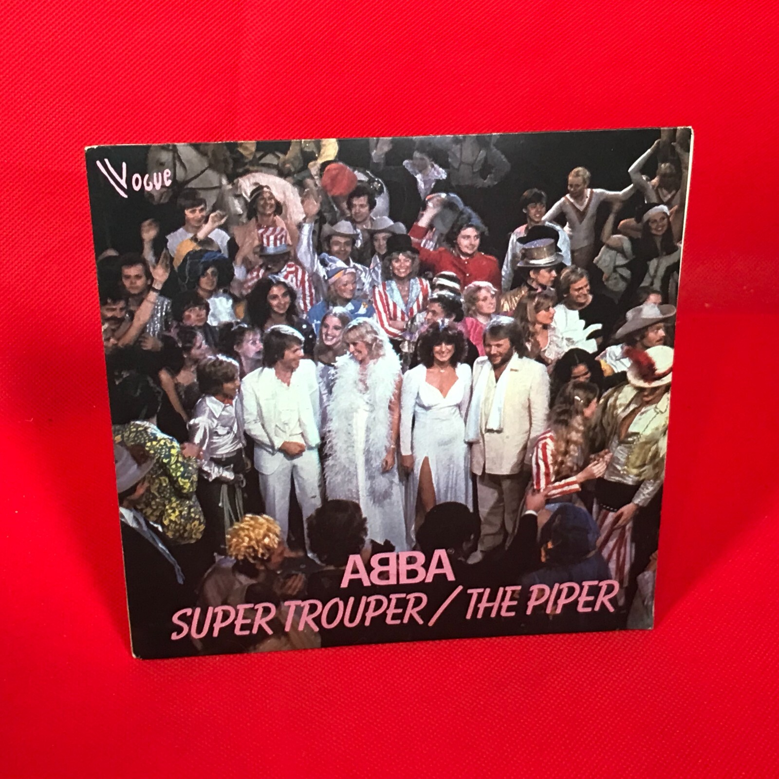 ABBA Super Trouper 1980 7" vinyl single 45 original The Piper Bjorn Benny record