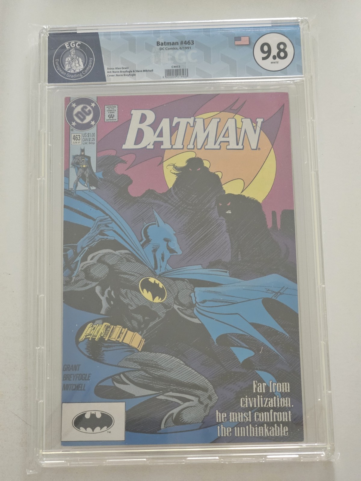 DC COMICS BATMAN #463 CGC GRAD 9.8 1991 ETÀ del RAME ALAN GRANT C49531 VINTAGE