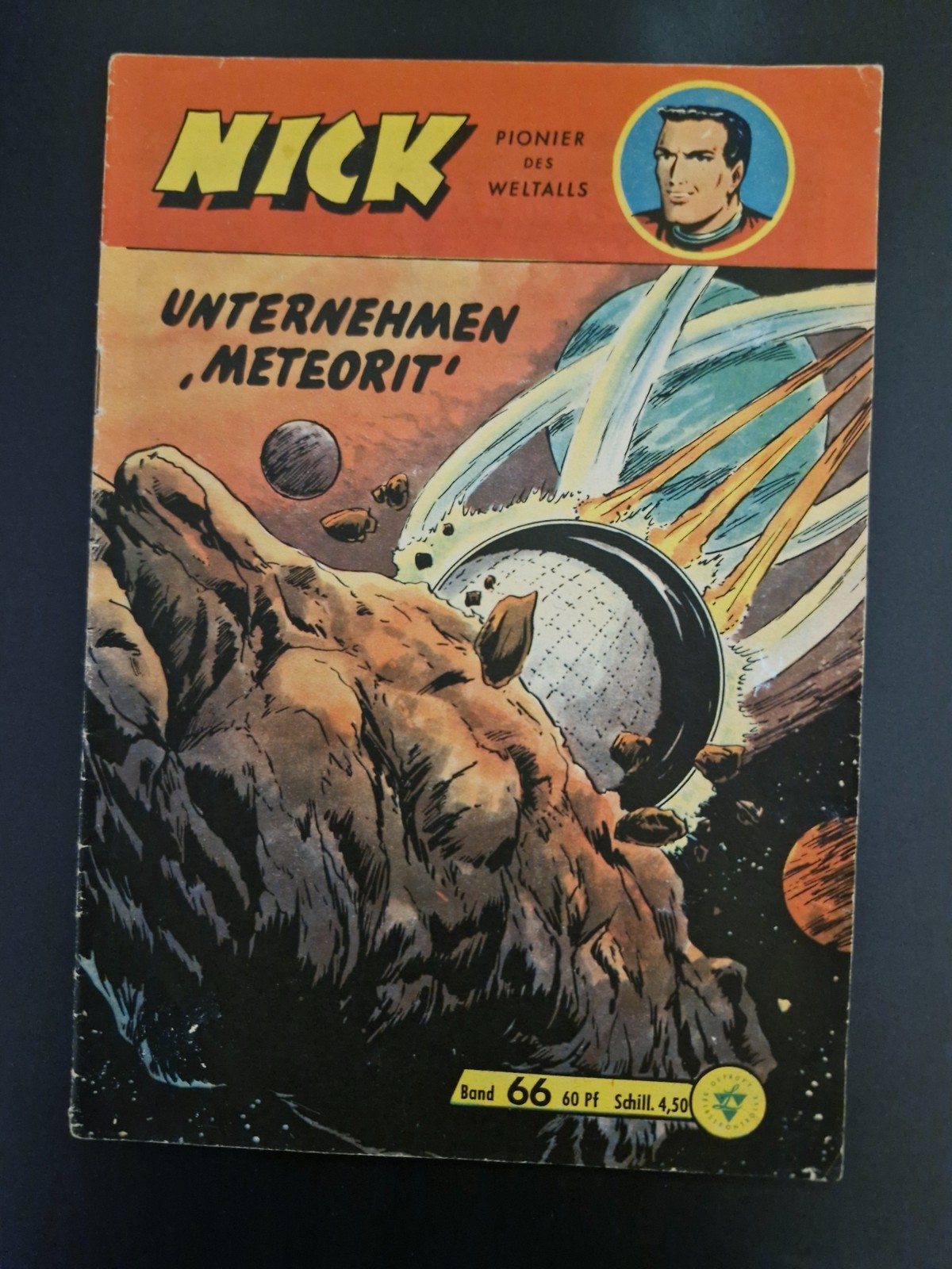 Nick fumetto n.66 (originale Lehning) Z1-2 con francobollo da collezione
