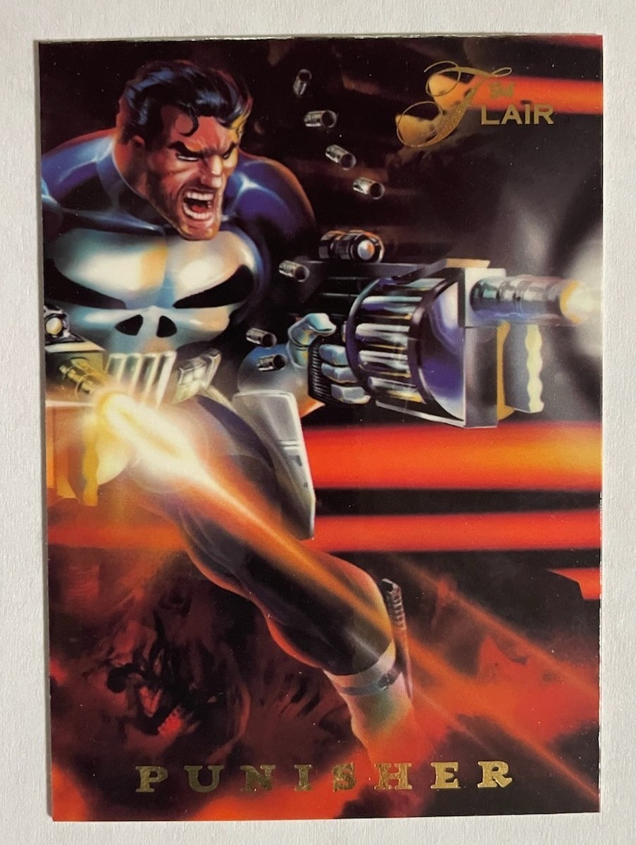 1994 Flair Marvel Annual PowerBlast # 10 Punisher