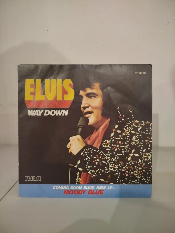 Elvis Presley – Way Down – Pochette 45T originale RCA 1977