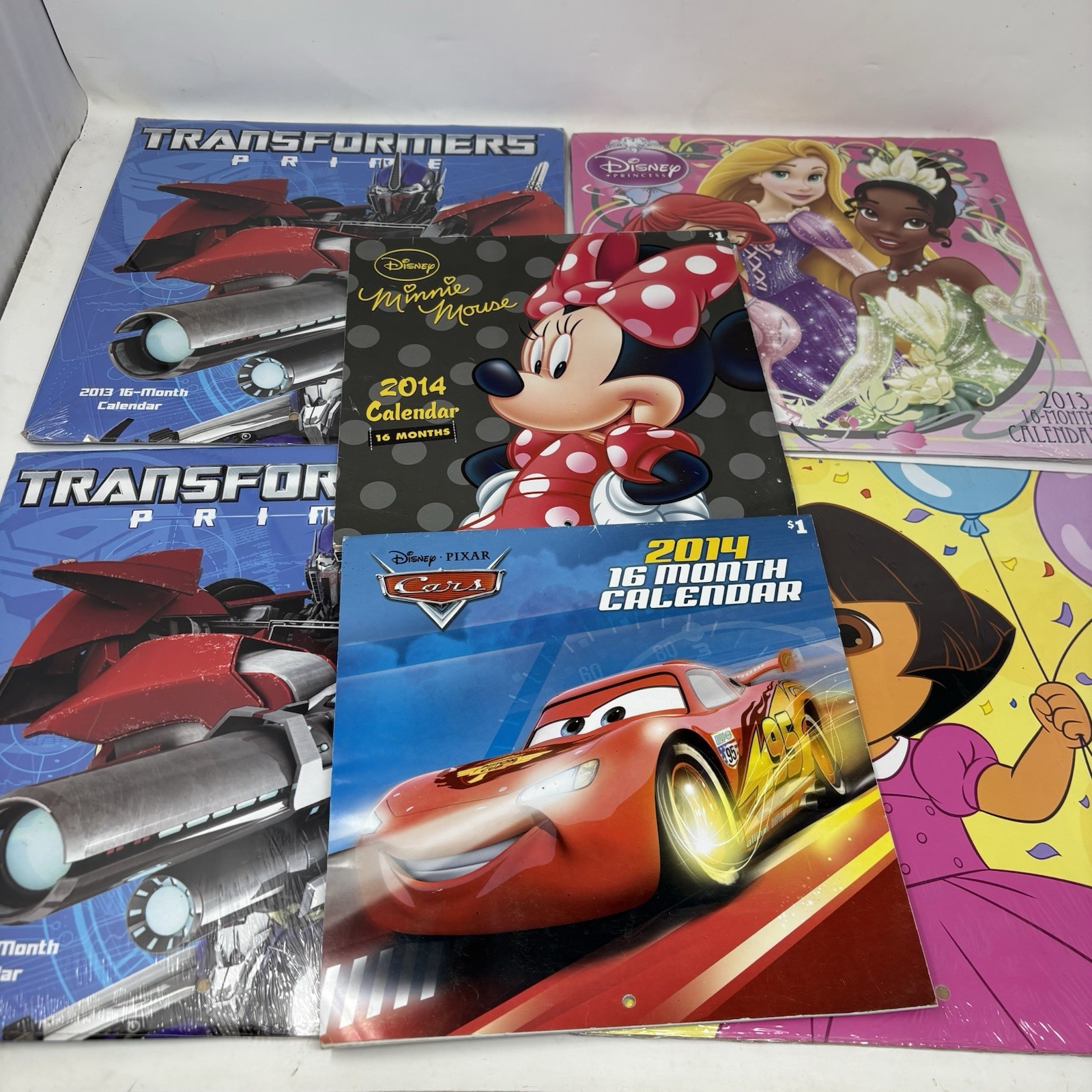 Calendario 16 mesi Transformers Prime 2013 sigillato Optimus Prime Hasbro nuovo