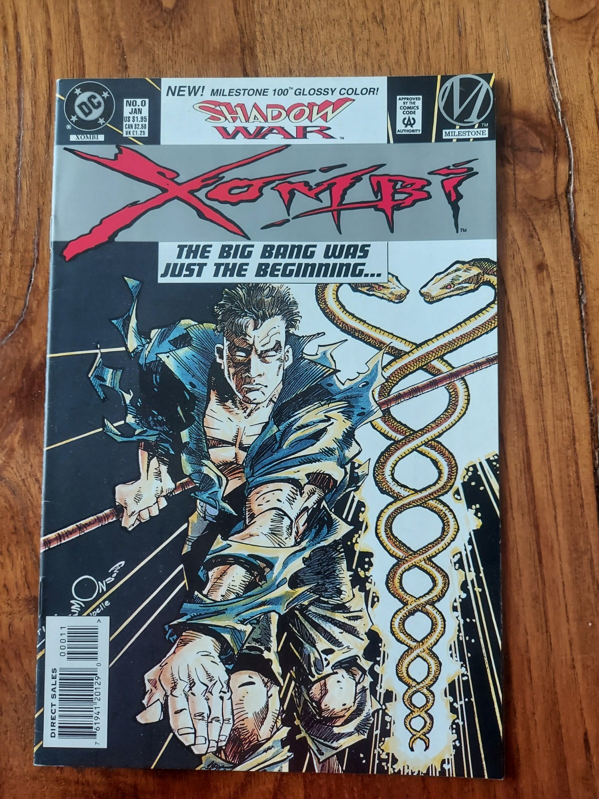 COMICS USA  XOMBI   # 0   MILESTONE  DC COMICS 