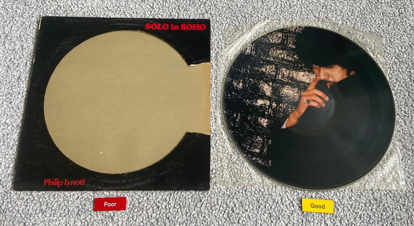 Philip Lynott – Solo In Soho - 12" Picture Vinyl - Vertigo – PHIL 1 (1980) - P/G