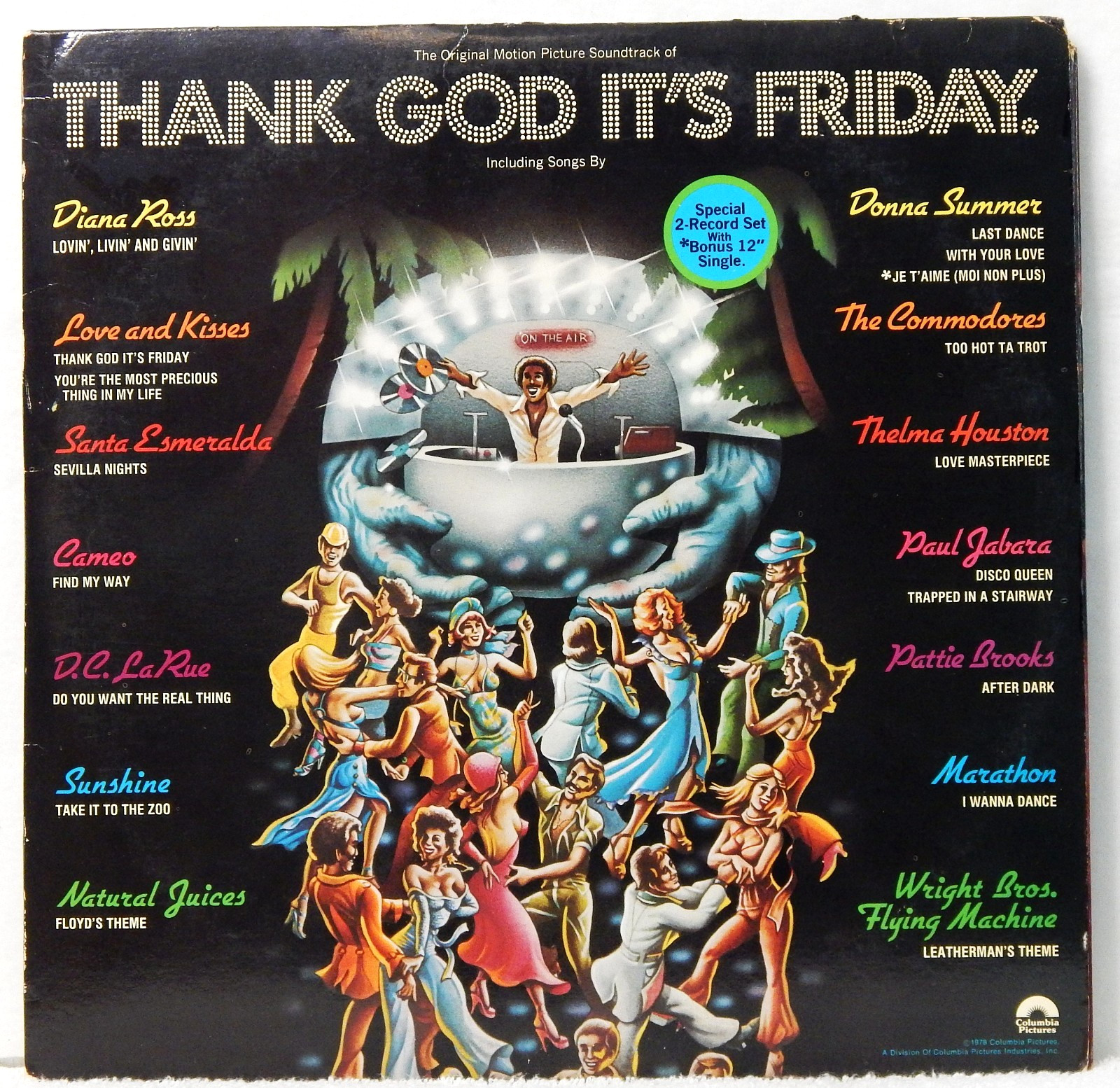 Thank God It's Friday Motion Picture Soundtrack  1978 Casablanca Vinyl LP Record