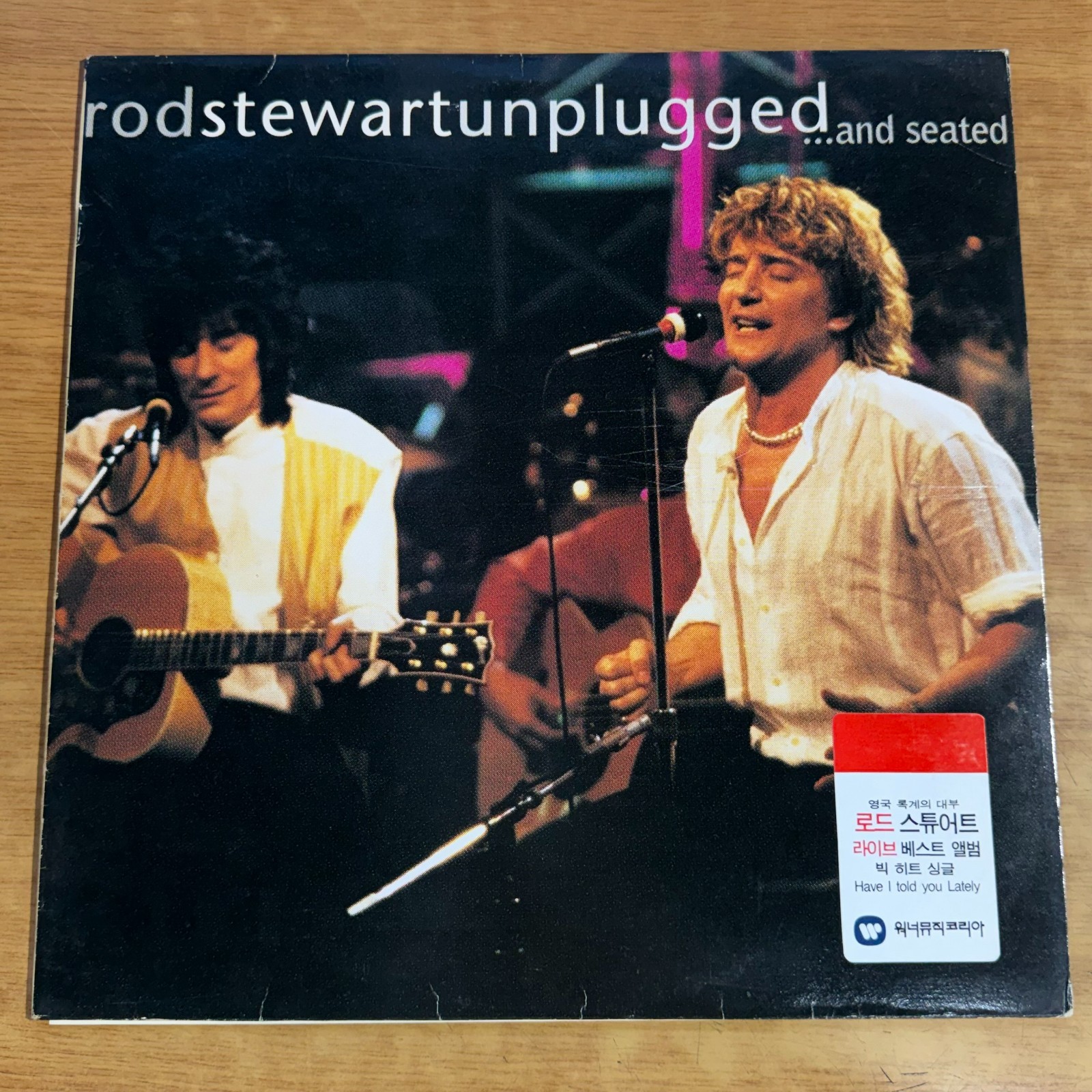 [VG+] Rod Stewart - Unplugged ...And Seated (1993 Korea Orig LP Vinyl)