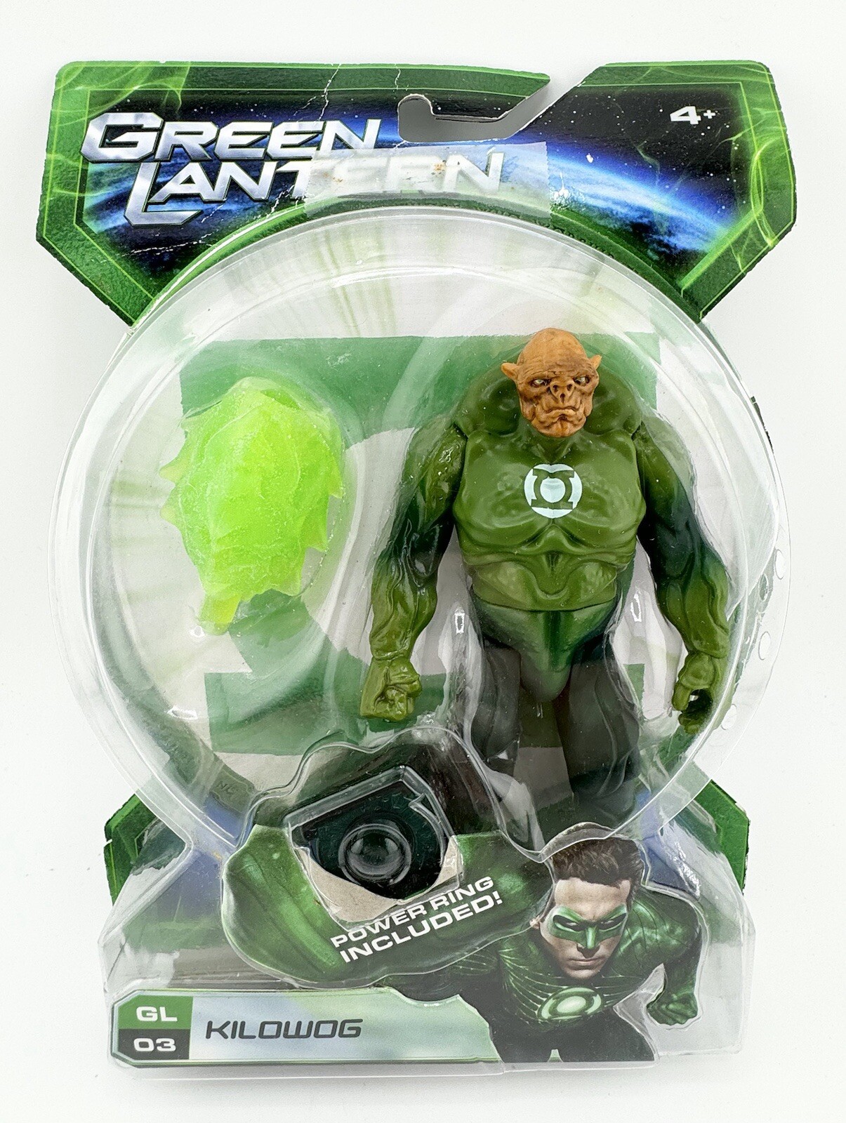 Mattel DC Comics Universe Lanterna Verde Film KILOWOG 5" GL03 Anello di Alimentazione