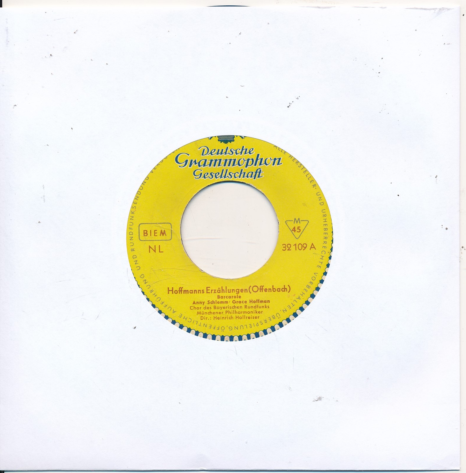 Hoffmanns Erzählungen - LC Single 7" Vinyl 267/04