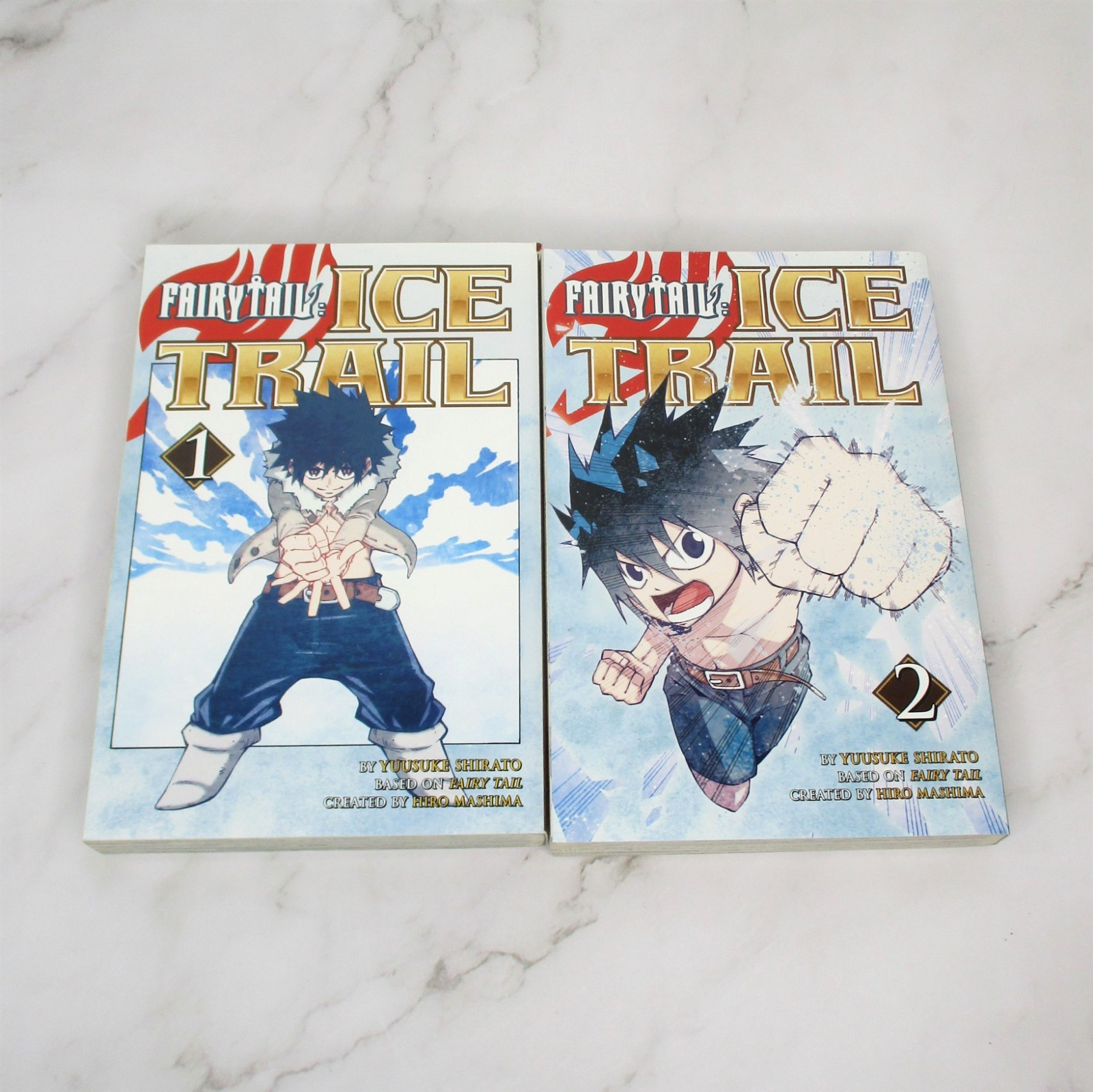 Fairy Tail Ice Trail Manga Vol 1-2 Side Stories (Kodansha 2015-2016) copertina morbida