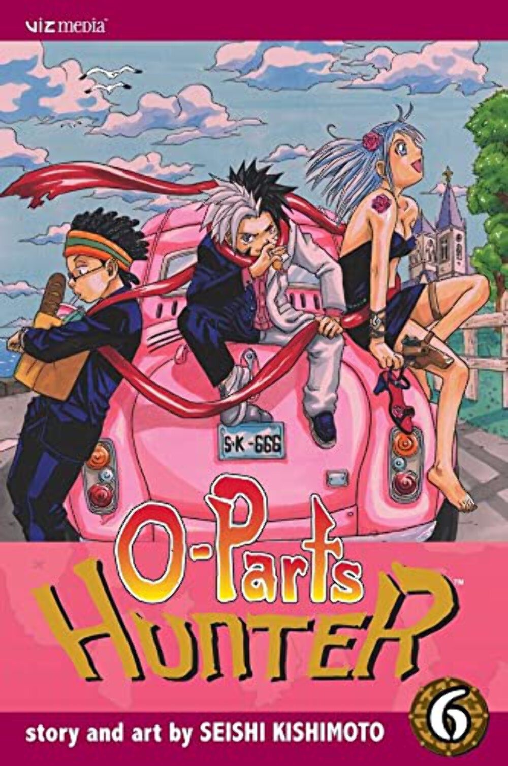 O-Parts Hunter Vol 6 usato manga inglese graphic novel fumetto