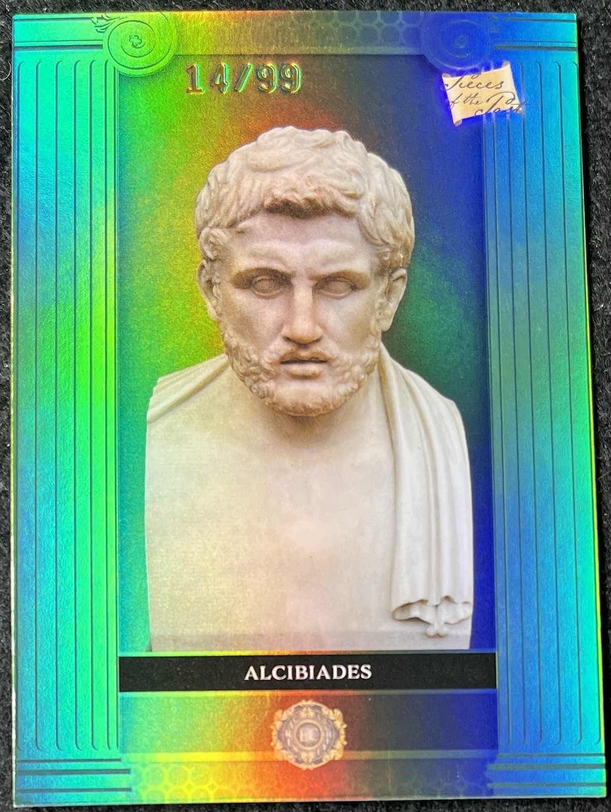 2025 Pieces Of The Past Ancient World Alcibiades Green /99 #39
